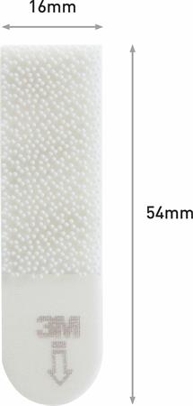 Képakasztó csík, tépőzáras, 4 pár, 3M SCOTCH "Command™"